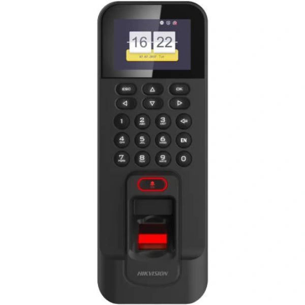 Lecteur biométrique Hikvision DS-K1T804A pour contrôle d'accès, reconnaissance d'empreintes digitales, de codes et de cartes, au meilleur prix à vendre à Douala au Cameroun