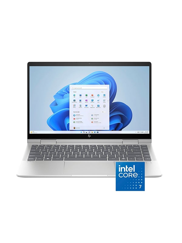 HP Envy X360 14-ES1023DX, HP Laptop, Intel Core I7 150U, 16GB RAM, 512GB SSD, 14" FHD Touch Display, Windows 11 Home, Silver, Backlit English Keyboard with Warranty