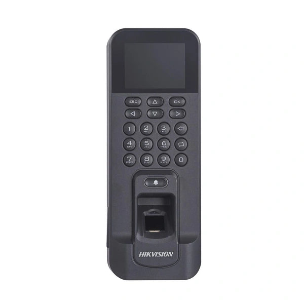 Lecteur biométrique Hikvision DS-K1T804A pour contrôle d'accès, reconnaissance d'empreintes digitales, de codes et de cartes, au meilleur prix à vendre à Douala au Cameroun