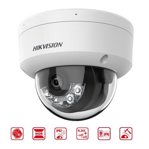 Caméra réseau dôme fixe Hikvision 8MP Acusense Smart Hybrid Light DS-2CD2183G2-LI2U au meilleur prix à Douala, Cameroun